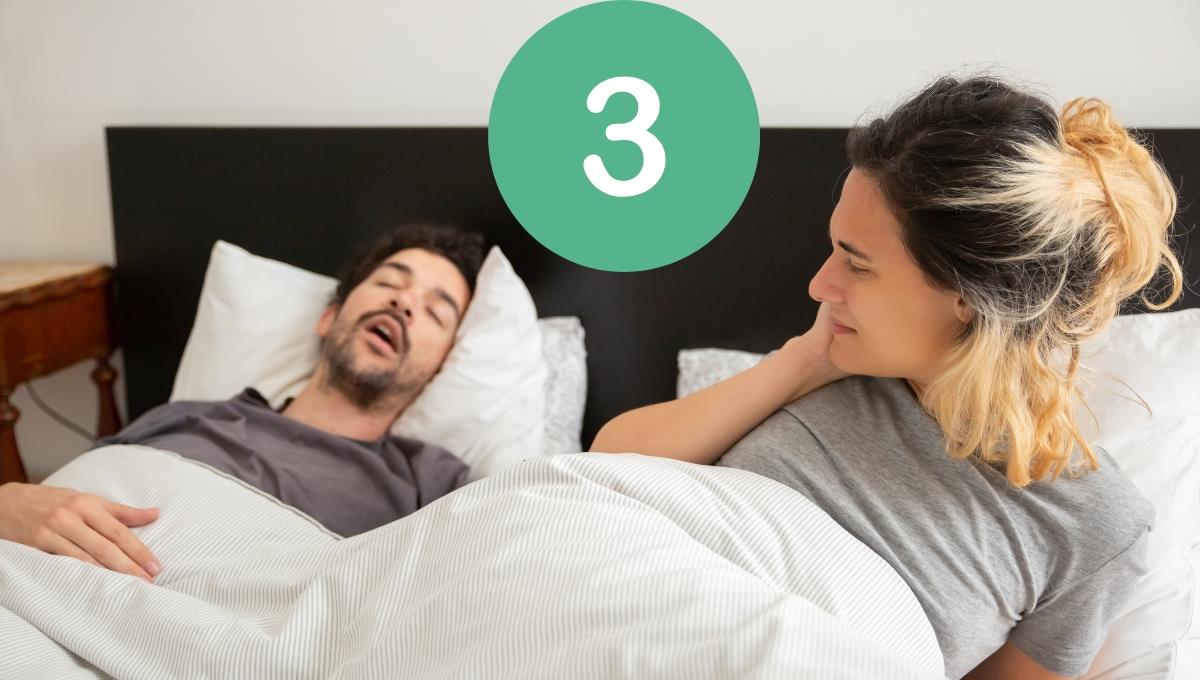 Los 3 tips que deberás hacer si tu pareja ronca al dormir